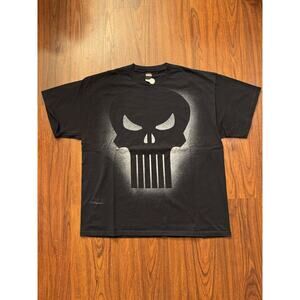 MARVEL COMICS Mad Engine The Punisher Skull Black T-Shirt XL